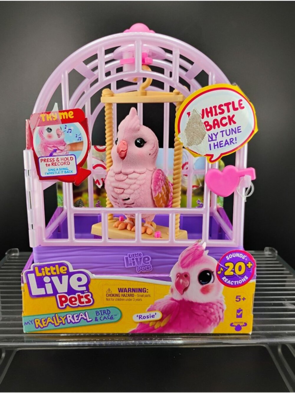 Little Live Pets My Really Real Bird & Cage Rosie Interactive Toy
